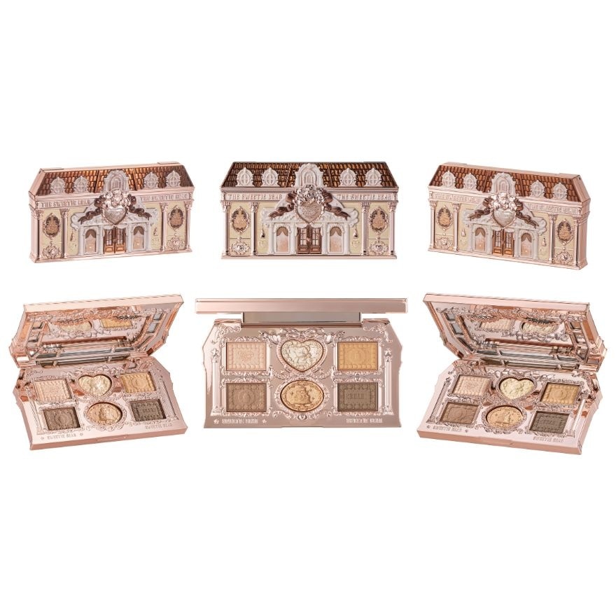 The Sweetie Bear Collection 6-Color Makeup Palette 01 Buttery Croissant