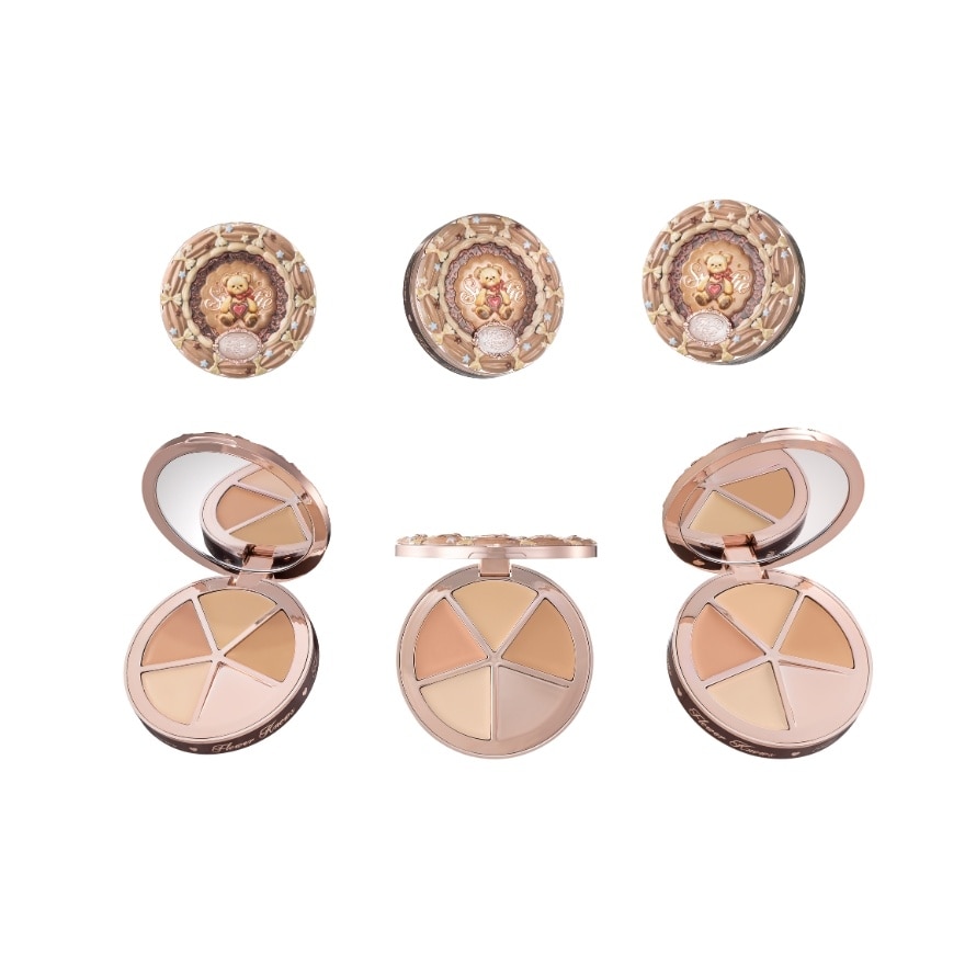 The Sweetie Bear Collection 4-Color Concealer Palette 02 Creamy Nama