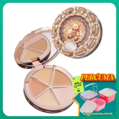 FLOWER KNOWS - The Sweetie Bear Collection 4-Color Concealer Palette 02 Creamy Nama