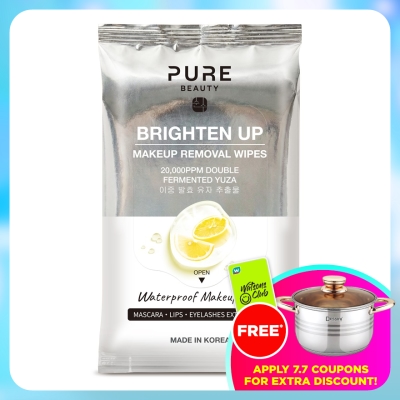PURE BEAUTY - BrightenUp Cleansing Wipes 20s