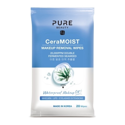 PURE BEAUTY - CeraMOIST Cleansing Wipes 20s