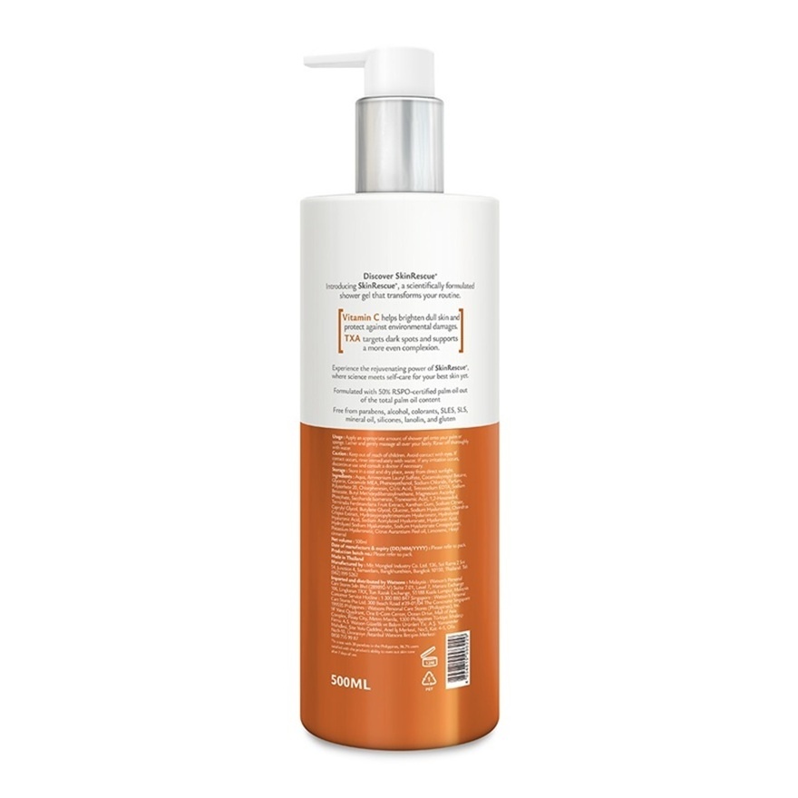 Skinrescue+ Shower Gel  Vitamin C + TXA 485ml