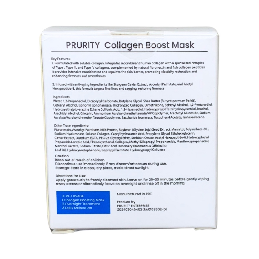 Collagen Boost Mask Travel Pack 3s