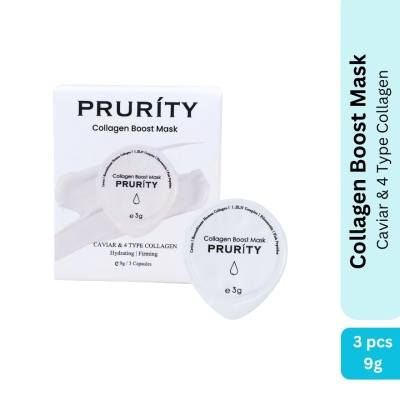 PRURITY - Collagen Boost Mask Travel Pack 3s