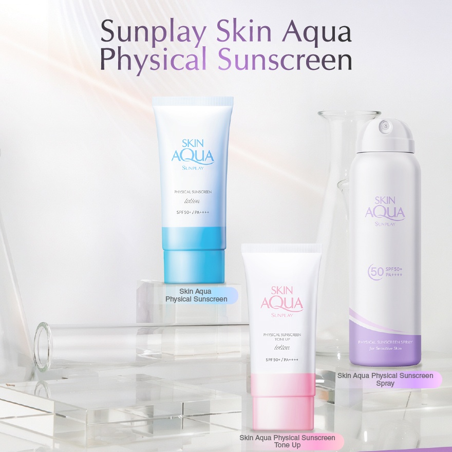 Skin Aqua Physical Sunscreen Spray SPF50 pa++++ image