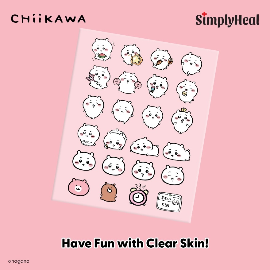 Chiikawa Wonderful Day & Night Premium Hydrocolloid Acne Patch 24s image
