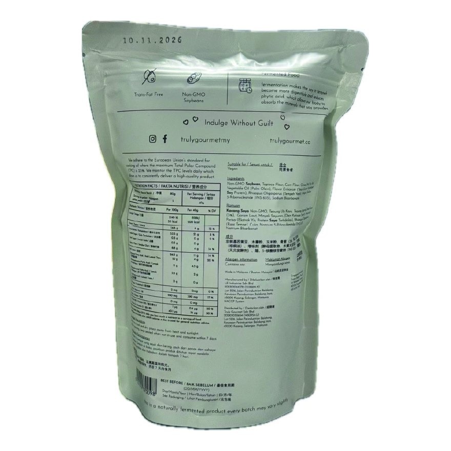 Tempeh Chips Chives flavoured 80g