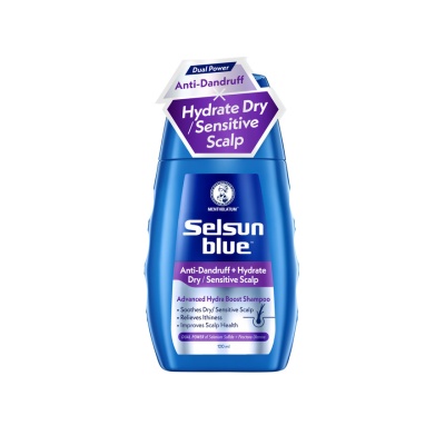 SELSUN BLUE - Advanced Hydra Boost Anti-Dandruff & Scalp Care Shampoo 120ml