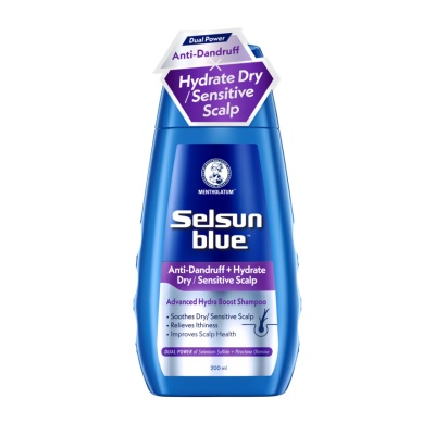 SELSUN BLUE - Advanced Hydra Boost Anti-Dandruff & Scalp Care Shampoo 200ml