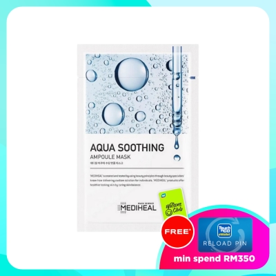 MEDIHEAL Aqua Soothing Ampoule Mask 1s image