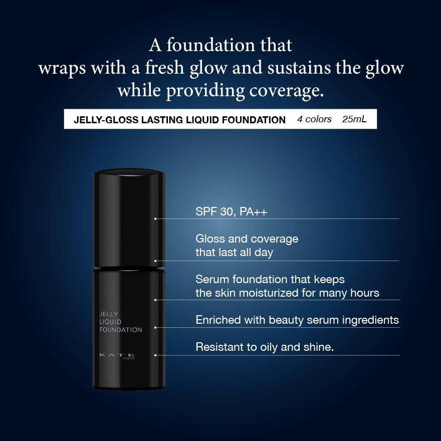 Jelly-Gloss Lasting Liquid Foundation 04 25ml