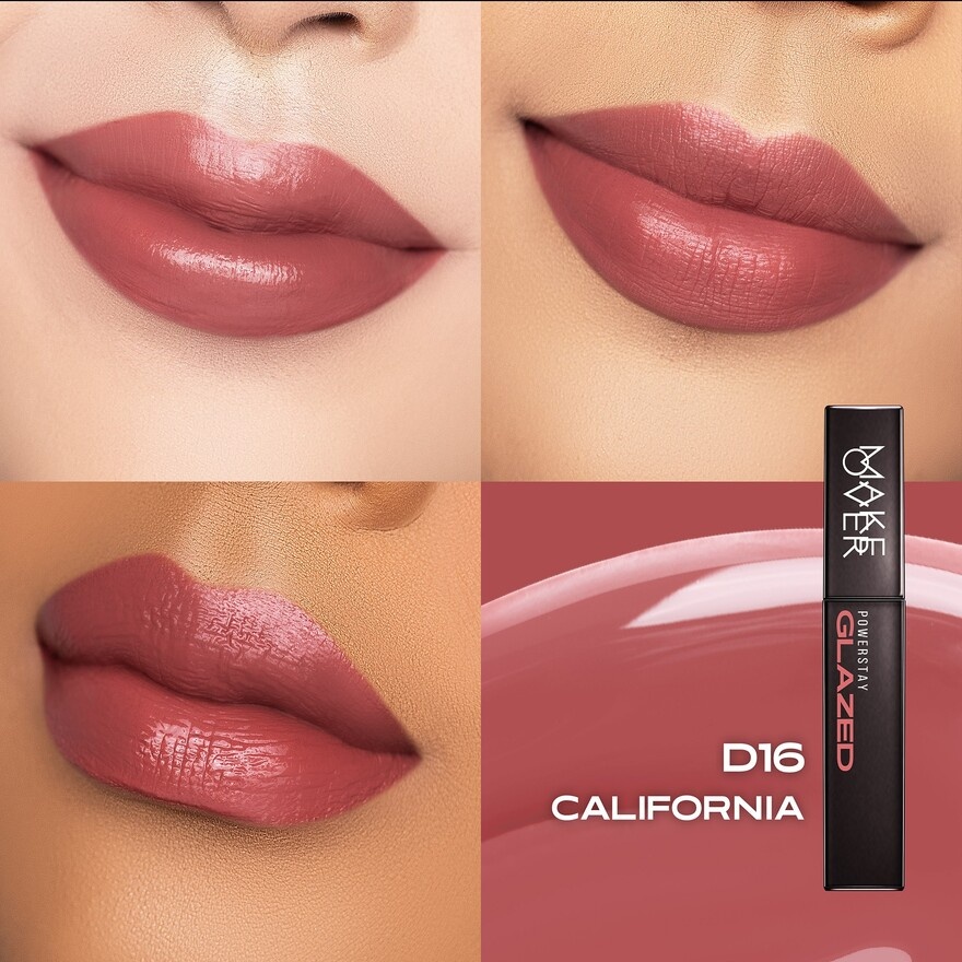 Make Over Powerstay Glazed Lock Lip Pigment D16 California 3 G