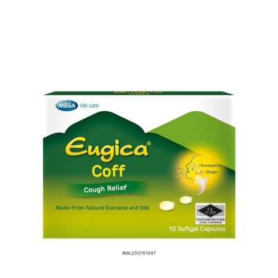 MEGA Eugica Coff Cough Relief Capsule 10s (Flash Deal)