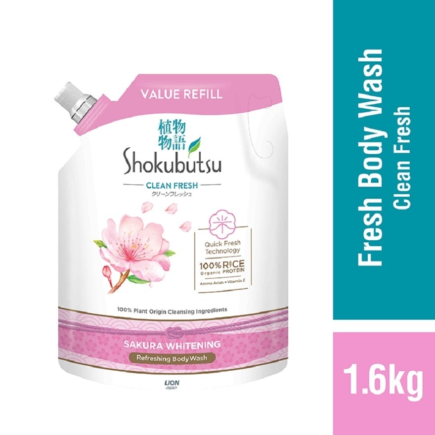 SHOKUBUTSU BODY WASH SAKURA 1.6KG