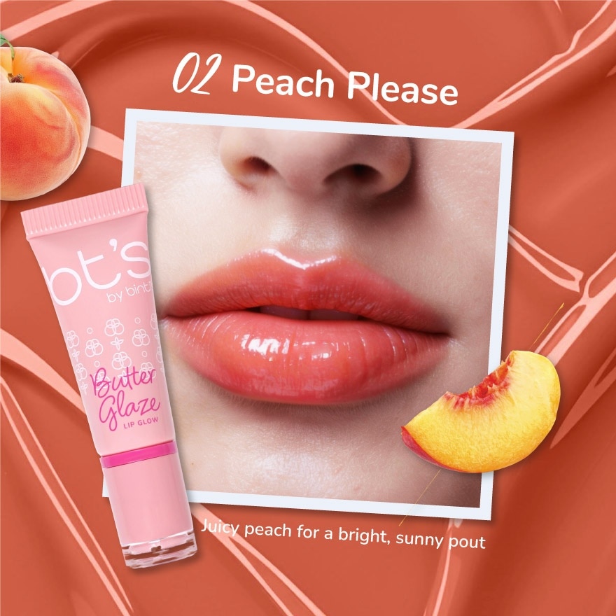 Butter Glaze Lip Glow 02 Peach Please