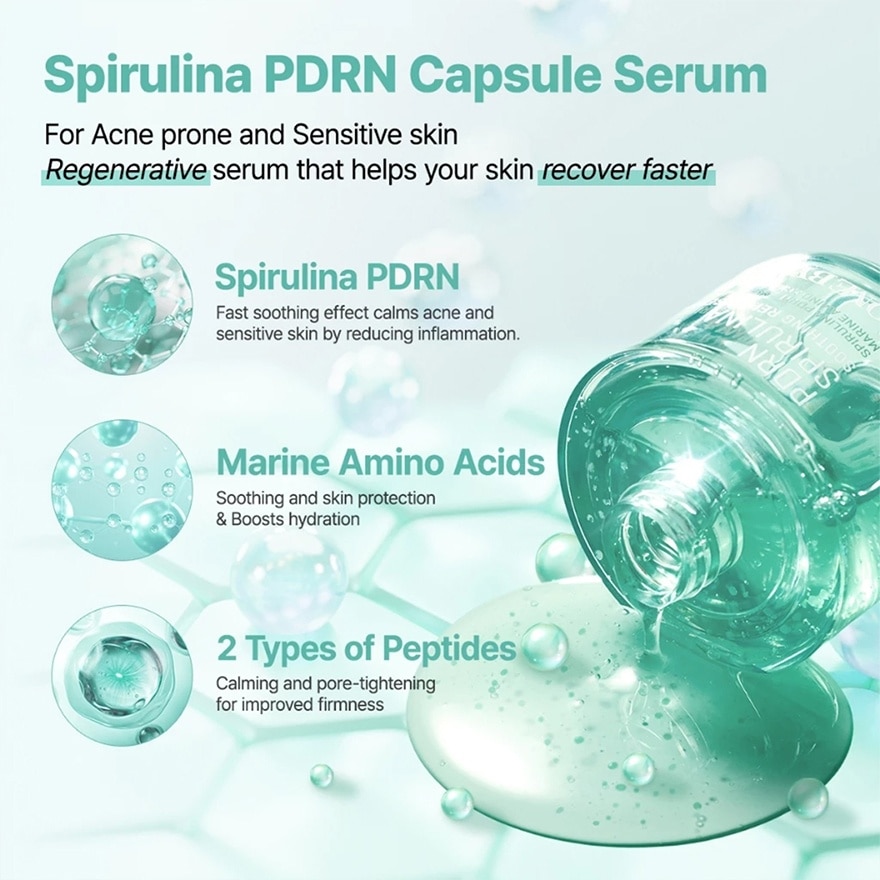 PDRN Spirulina Soothing Repair Serum 50ml