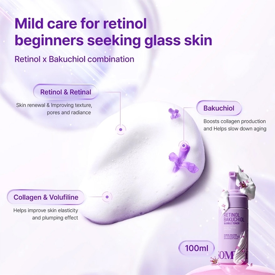 Retinol Bakuchiol Bubble Toner 100ml