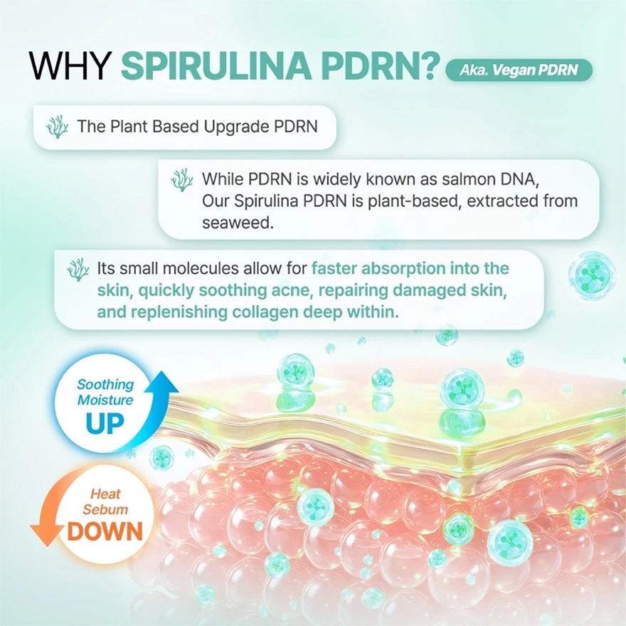 PDRN Spirulina Soothing Sherbet Mask 10s
