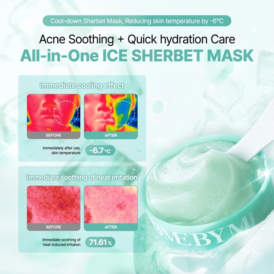 PDRN Spirulina Soothing Sherbet Mask 10s
