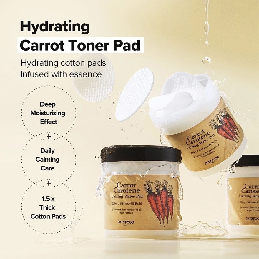 [PEANUTS] Carrot Carotene Calming Water Pad 60S