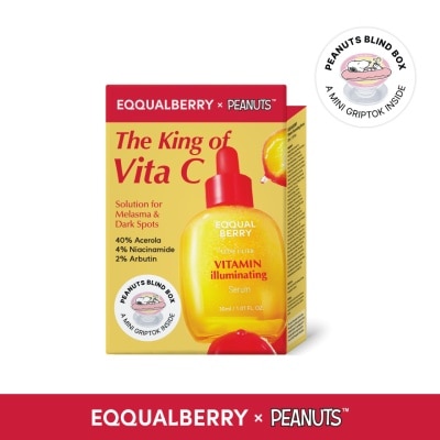 EQQUALBERRY [PEANUTS] Vitamin Illuminating Serum 30ml