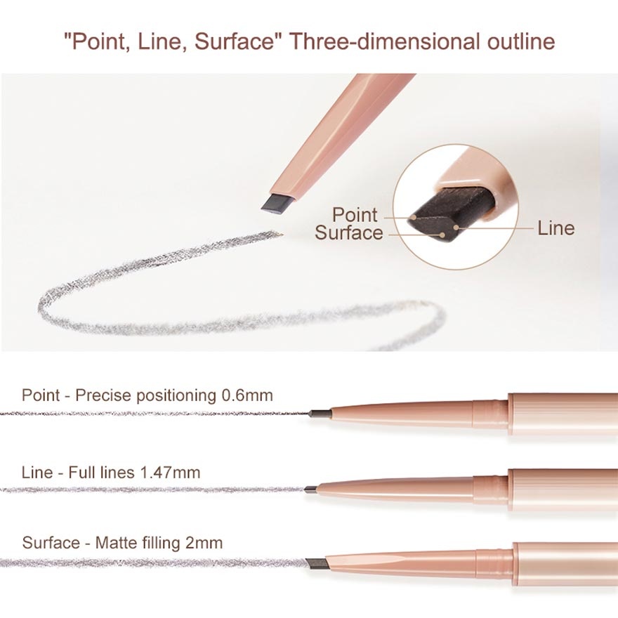 Auto Define Eyebrow Pencil 02 Soft Grey