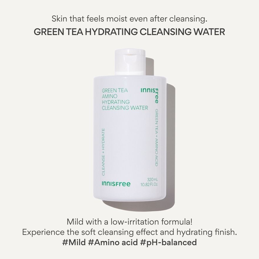 Green Tea Amino Hydrating Cleansing Water 320ml