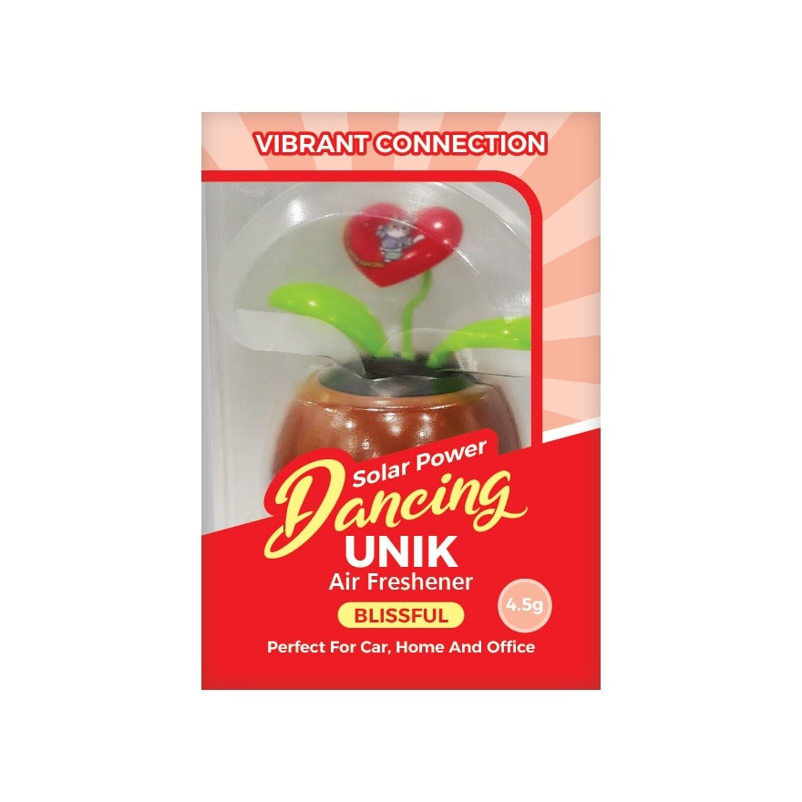 Air Freshner Solar Power Dancing Unik  Blissful 4.5G