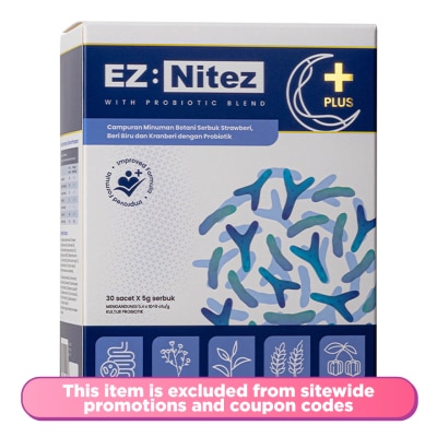 EZ NITEZ - Plus Natural Sleep Formula with probiotics 30's