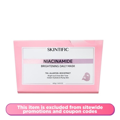 SKINTIFIC - Niacinamide Brightening Daily Mask 30s
