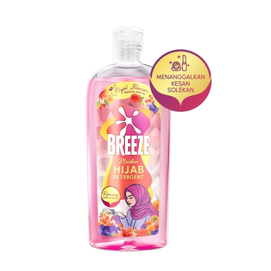 Breeze Micellar Hijab Detergent Royal Blossom 500g