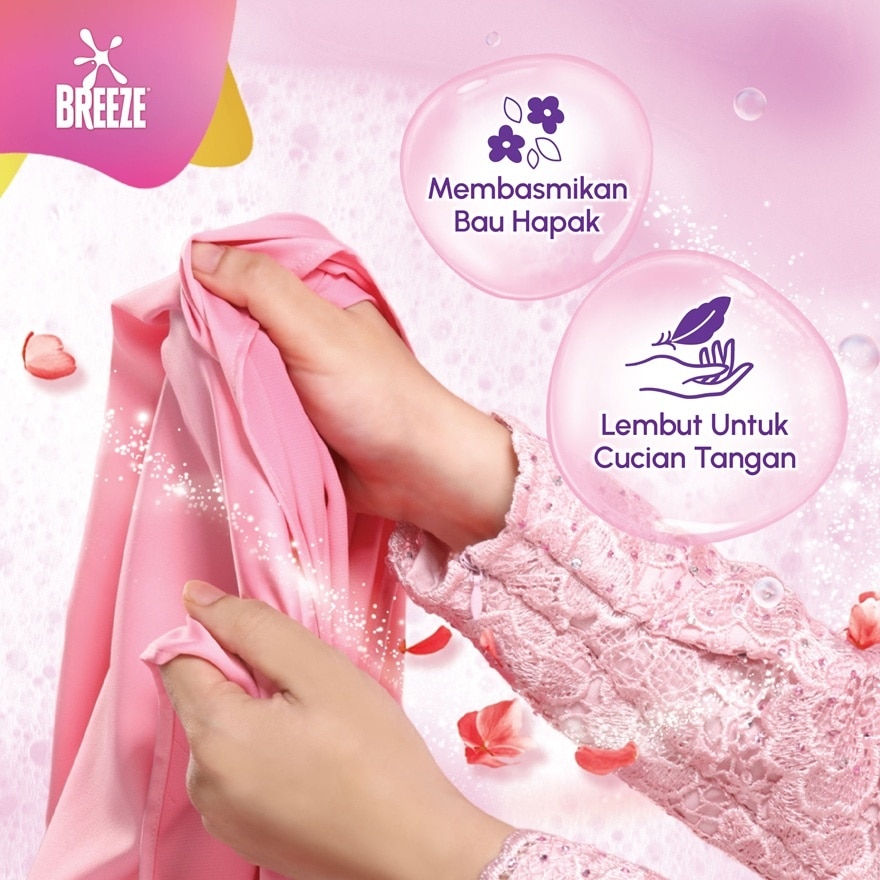 Breeze Micellar Hijab Detergent Royal Blossom 500g