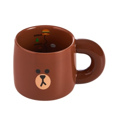 LINE FRIENDS Ceramic Mug Brown 1s