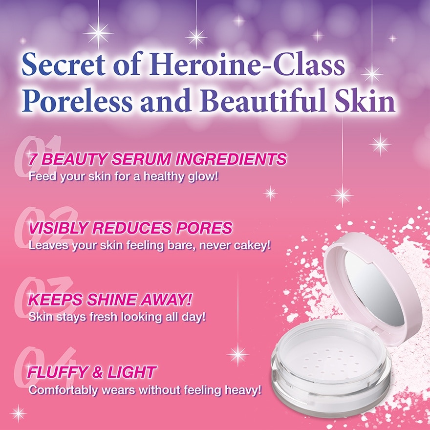 Heroine Make Poreless Keep Loose Powder (01 Skin Lucent)