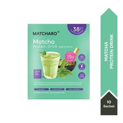 MATCHARO - Matcha Protein Drink 20gX10s