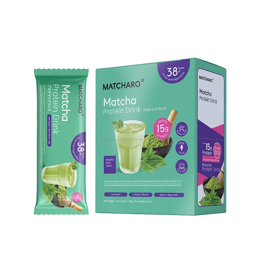 Matcha Protein Drink 20gX10s