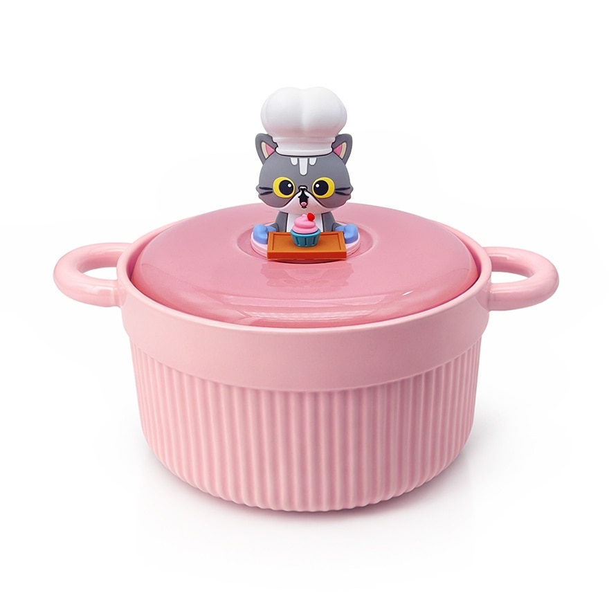 Ceramic Pot Unik Pink 1L
