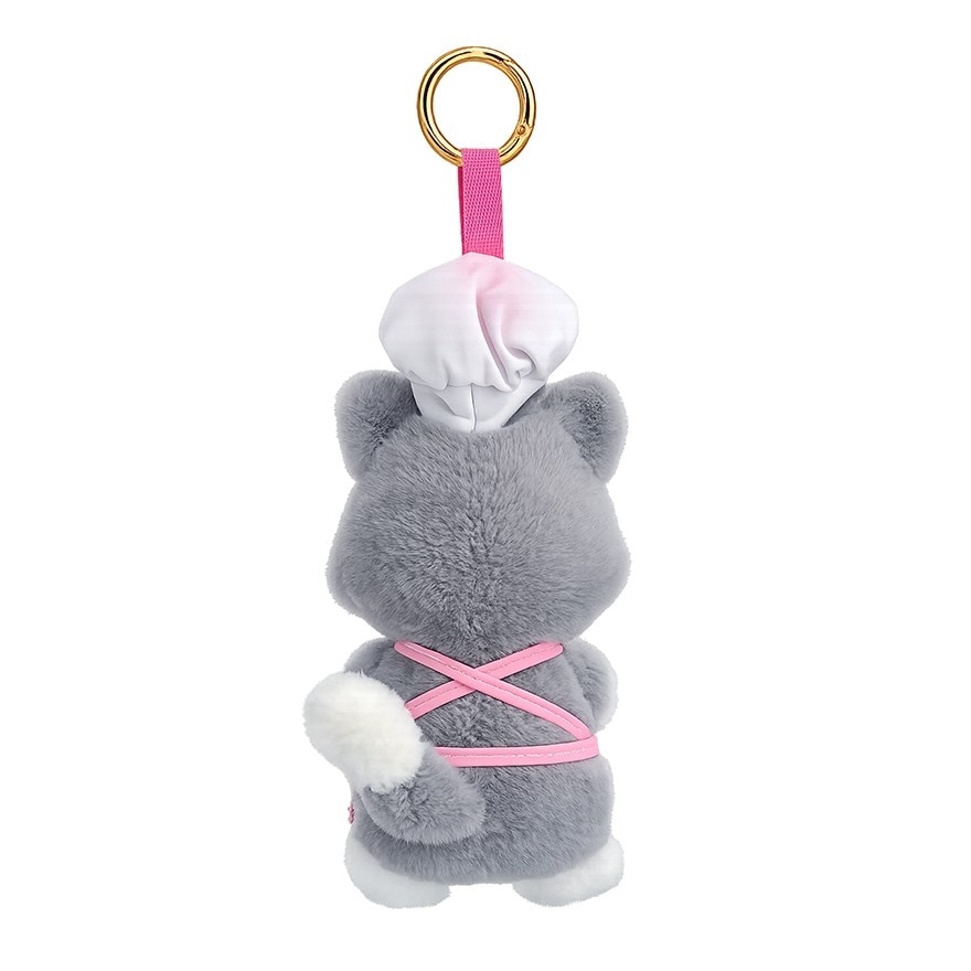 Chef Unik Plush Keychain Pink 15 cm