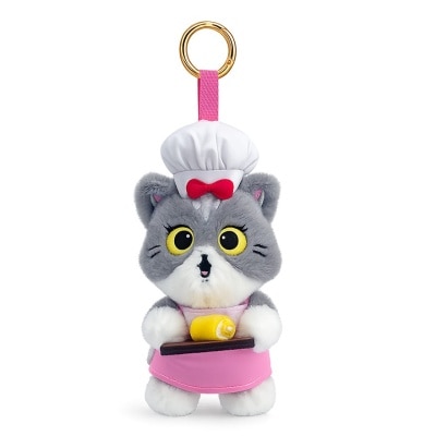 VIBRANT CONNECTION - Chef Unik Plush Keychain Pink 15 cm