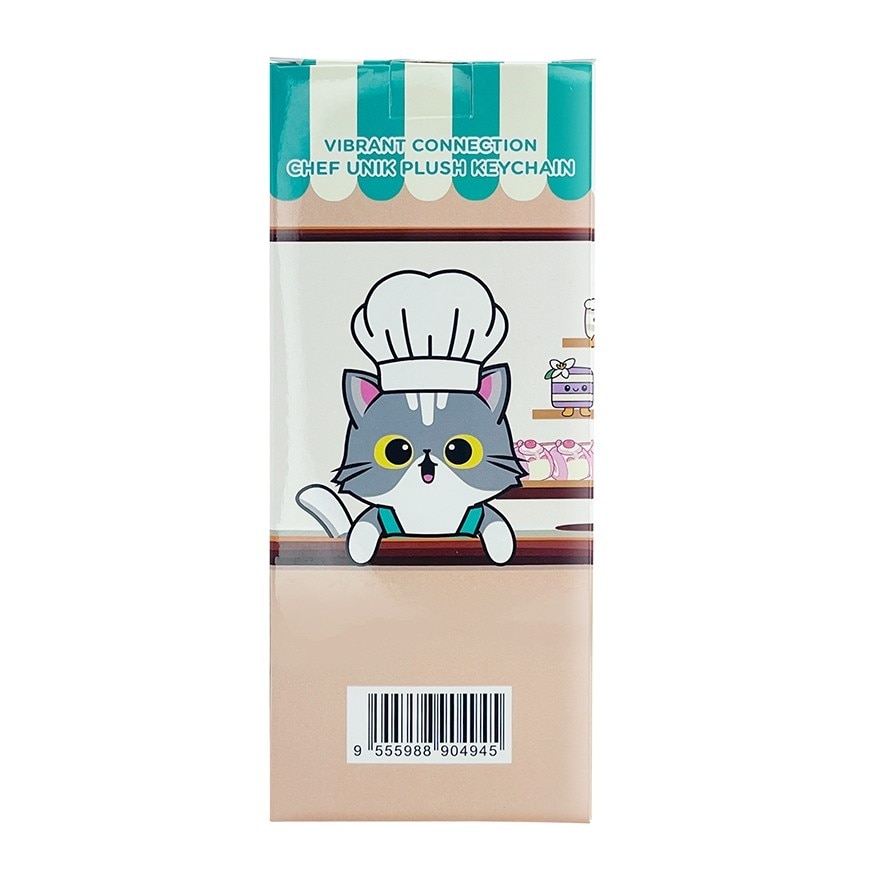 Chef Unik Plush Keychain Green 15 cm