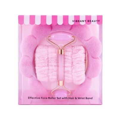 VIBRANT BEAUTY - Face Roller With Hair & Wrist Band Set