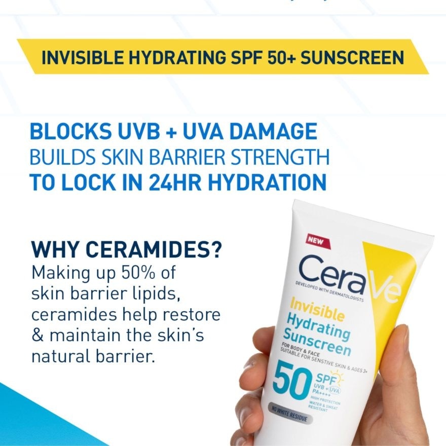 Invisible Hydrating Sunscreen SPF50 177ML