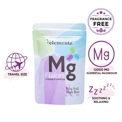 ELEMENTZ Mg Flakes 100g (*Flash Deal)