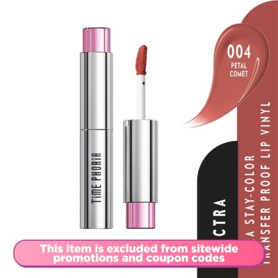 TIMEPHORIA -  Spectra Ultra Stay-Shine Transfer Proof Lip Vinyl 004 Petal Comet