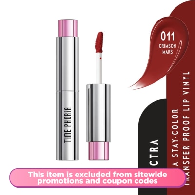 TIMEPHORIA -  Spectra Ultra Stay-Shine Transfer Proof Lip Vinyl 011 Crimson Mars