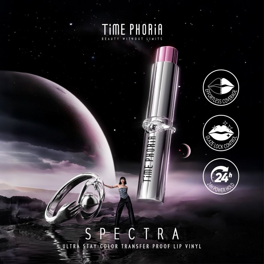  Spectra Ultra Stay-Shine Transfer Proof Lip Vinyl 011 Crimson Mars