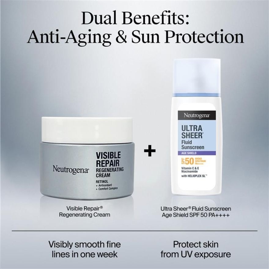 ULTRA SHEER FLUID SUNSCREEN AGE SHIELD SPF50 PA++++ 40ML