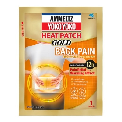 AMMELTZ - Yoko Yoko Heat Patch Gold Back Pain 1s