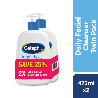 CETAPHIL - Daily Facial Cleanser 473ml x 2s