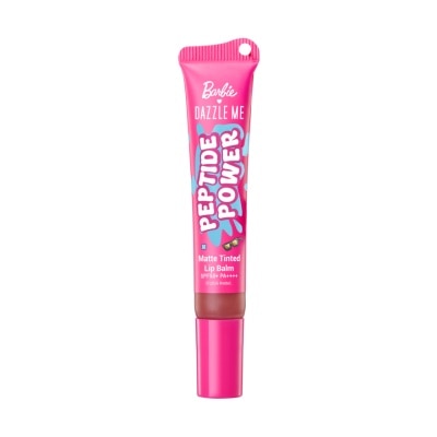 DAZZLE ME - Barbie Peptide Power Matte Tinted Lip Balm SPF50+ PA++++ PN02 Pink Puff